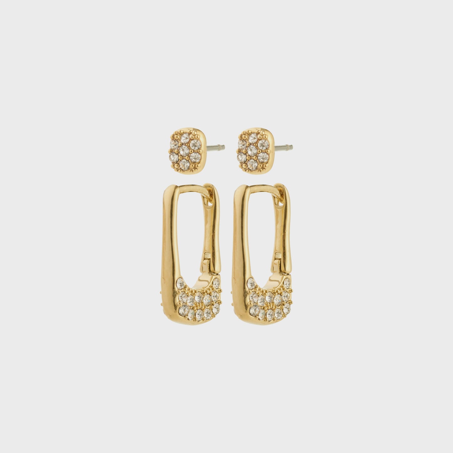 Pilgrim Instant Recycled Crystal Earrings