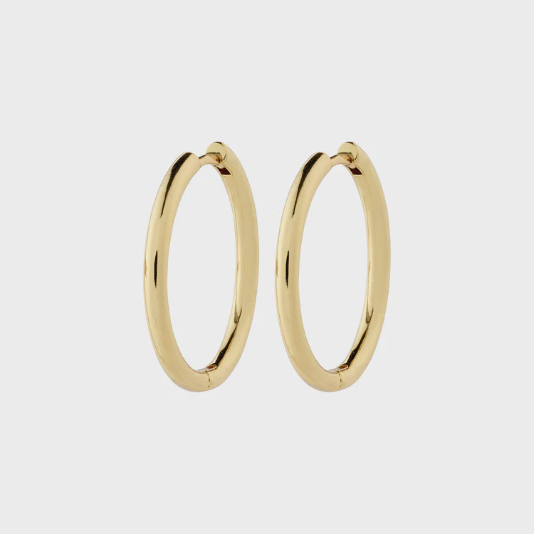 Pilgrim Charm Big Hoop Earrings