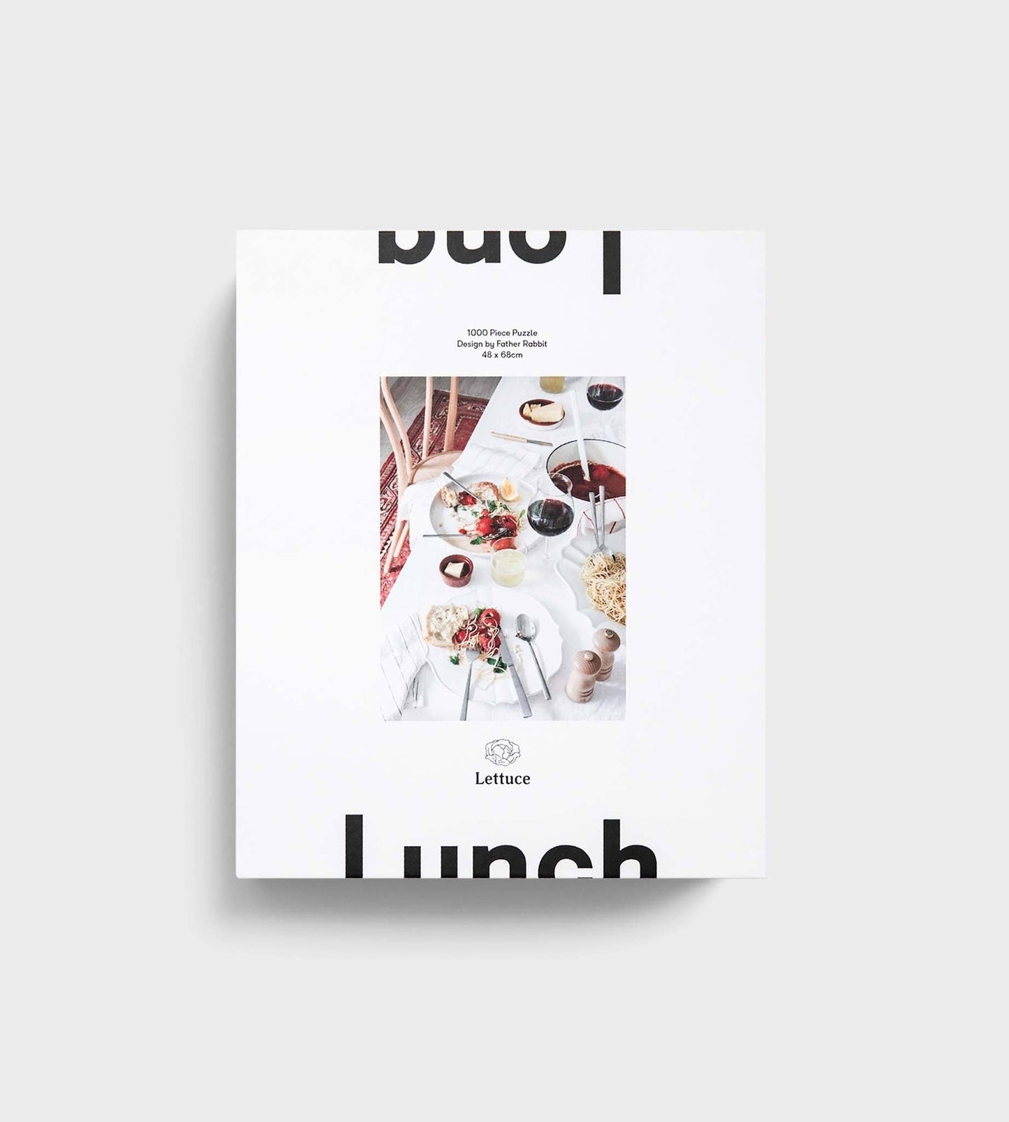 lettuce x father rabbit. LONG LUNCH PUZZLE