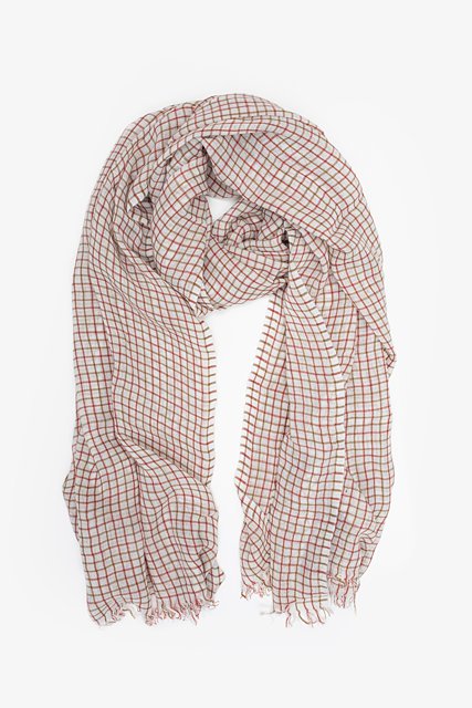 antler.Tattersall Check Scarf