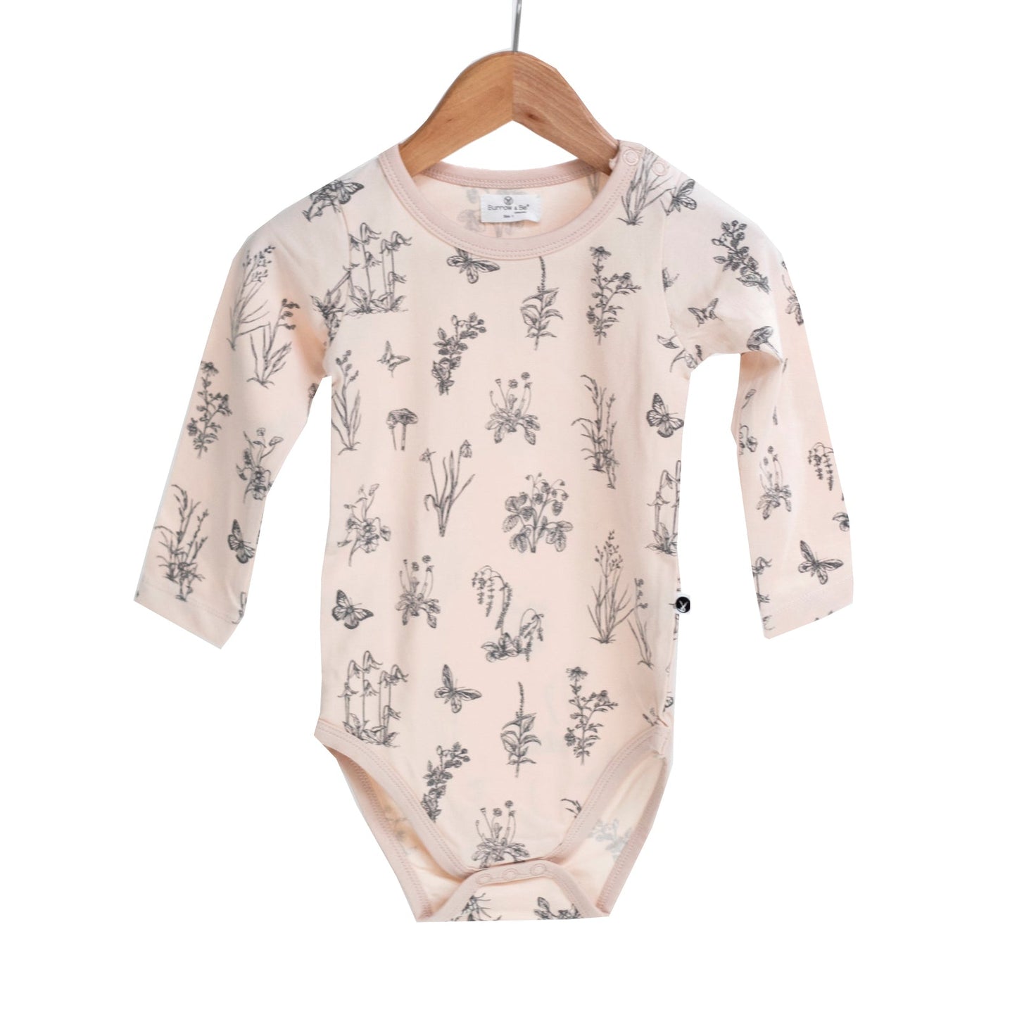 burrow&be. Essentials long sleeve onesie