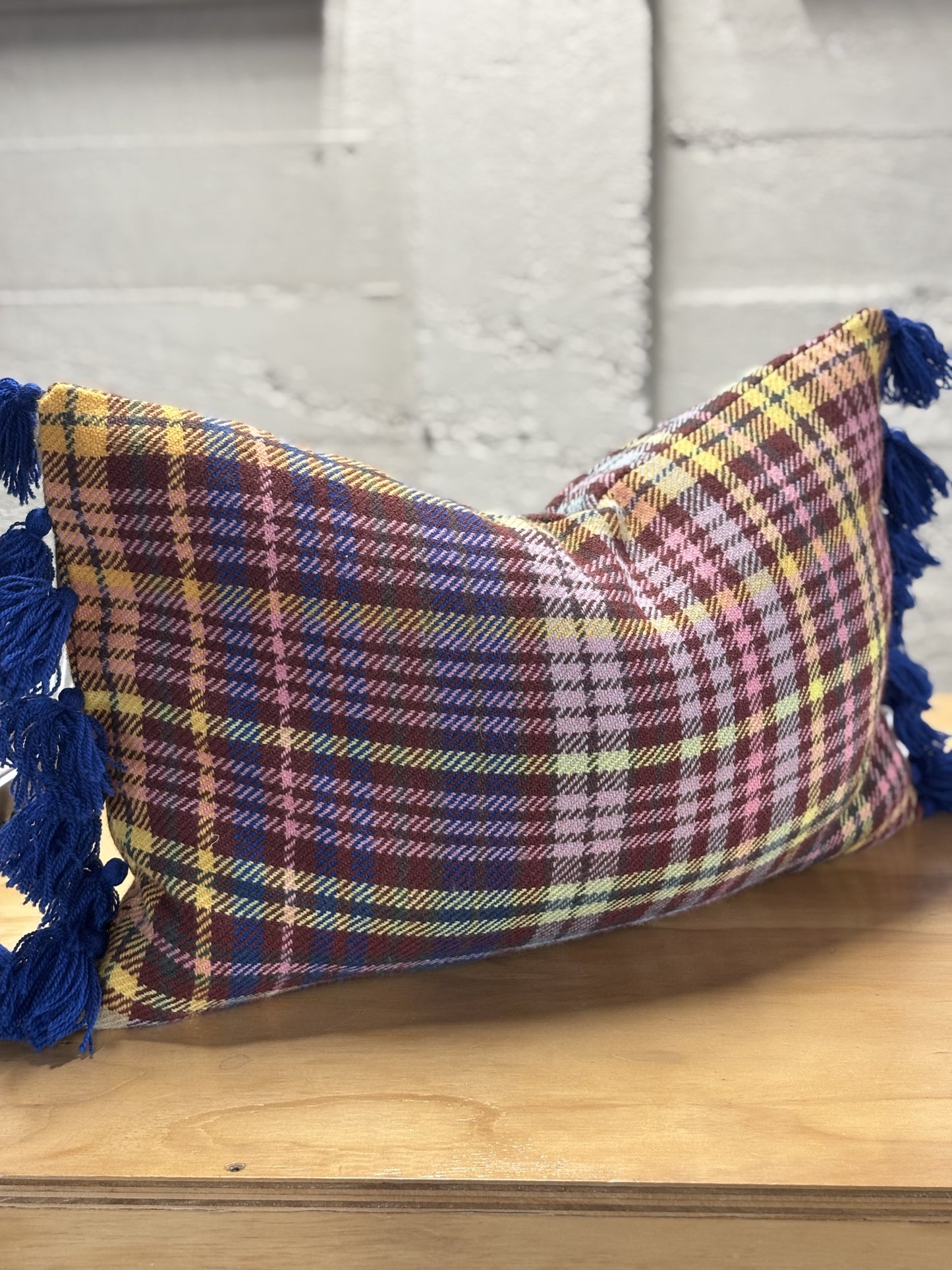 Sage x Clare Telma Woven Cushion