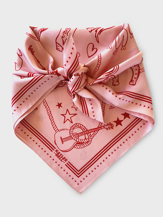 Dark Hampton Kaylee Bell Cowboy Up Petite Silk Scarf
