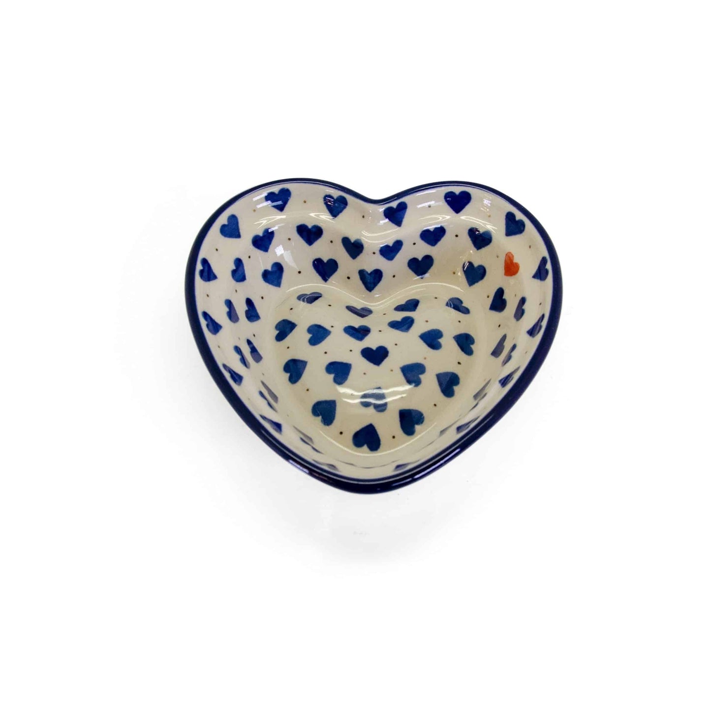 Polish Ceramics - Bowl Heart Shaped