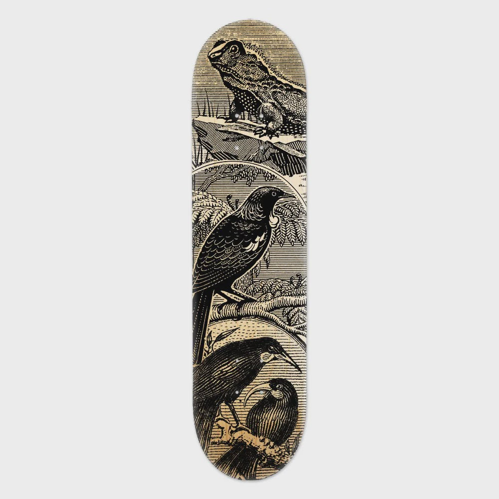 100% NZ Tuatara Stamp Skateboard Deck