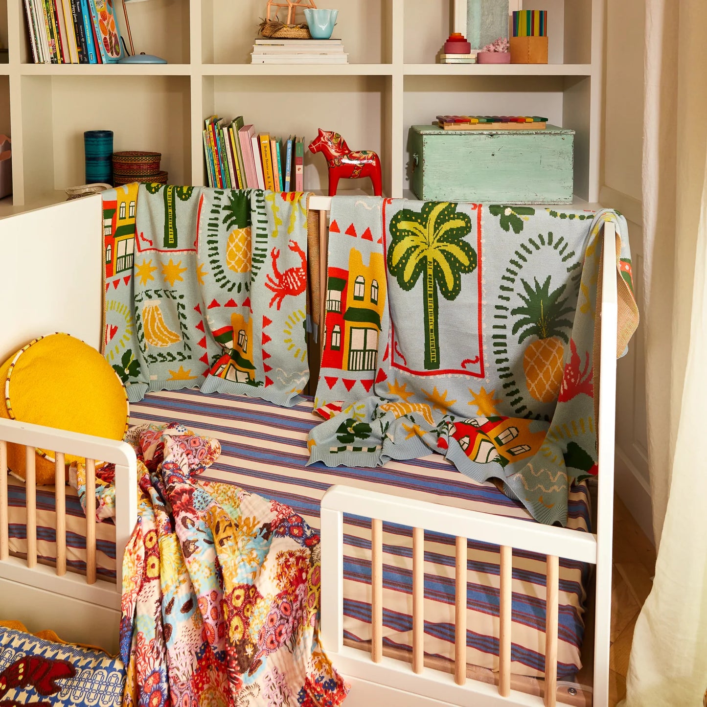 Sage x Clare Ottilie Baby Blanket - Pram