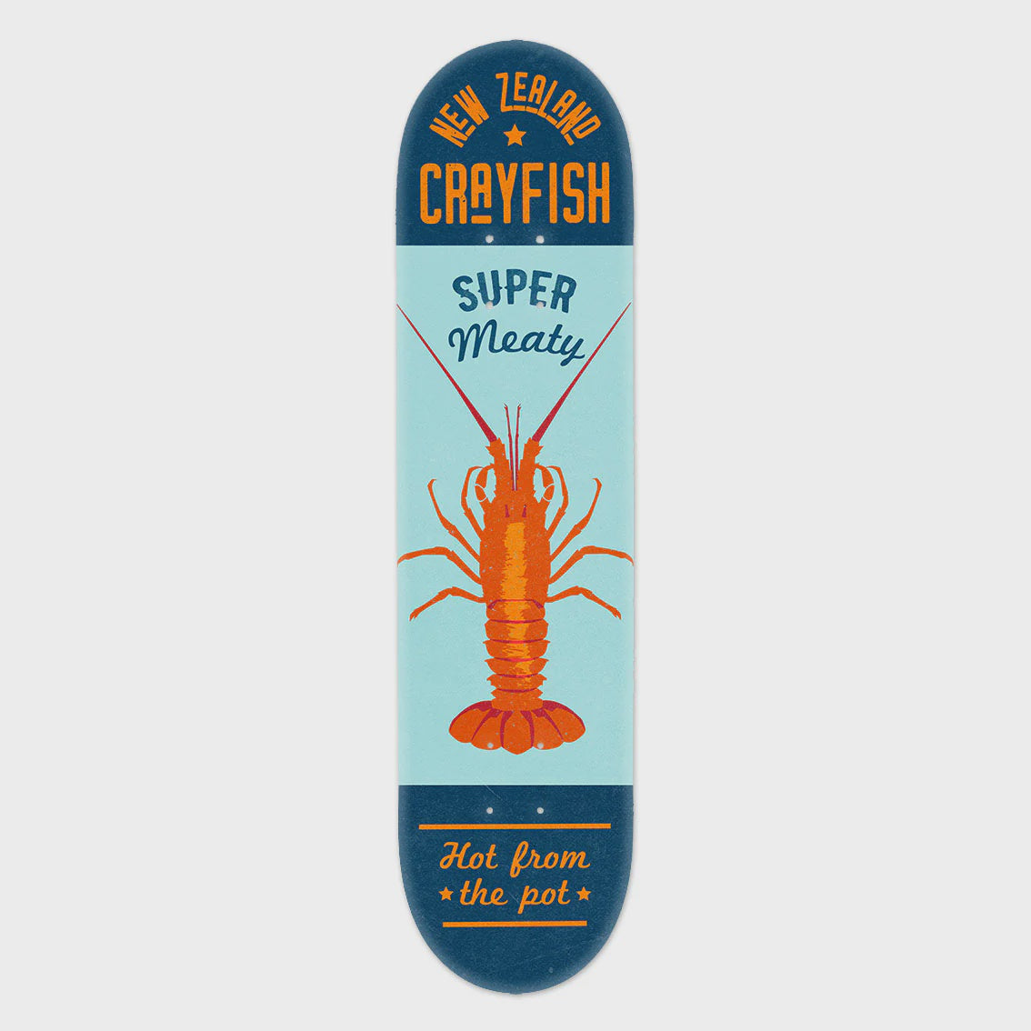 100% NZ Seafood Crayfish Skateboard