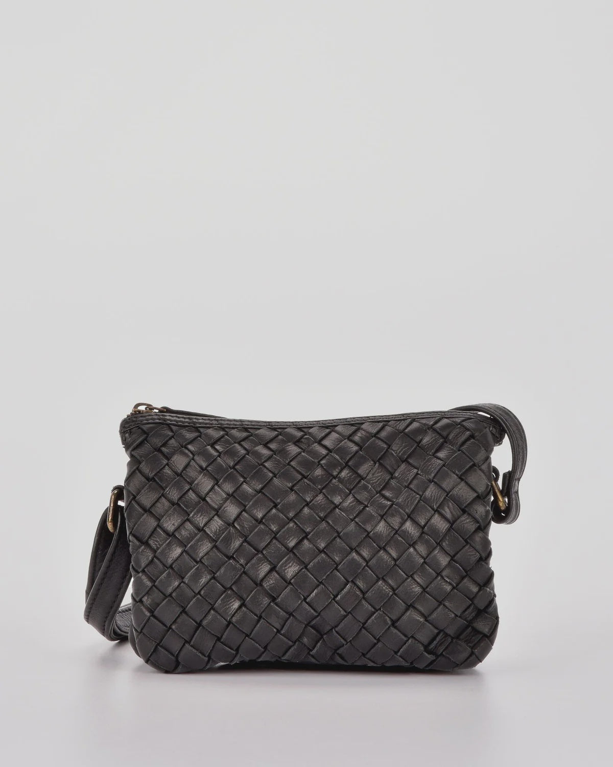 Cobb & Co Nerang - Leather Plaited Crossbody Bag