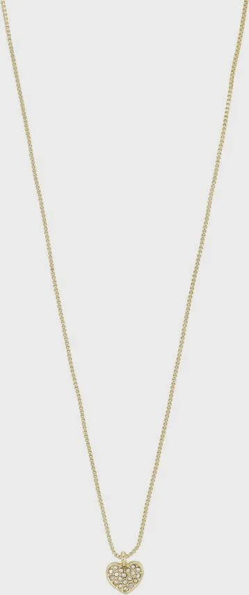 Pilgrim Emmett Recycled Crystal Necklace - Gold Plated