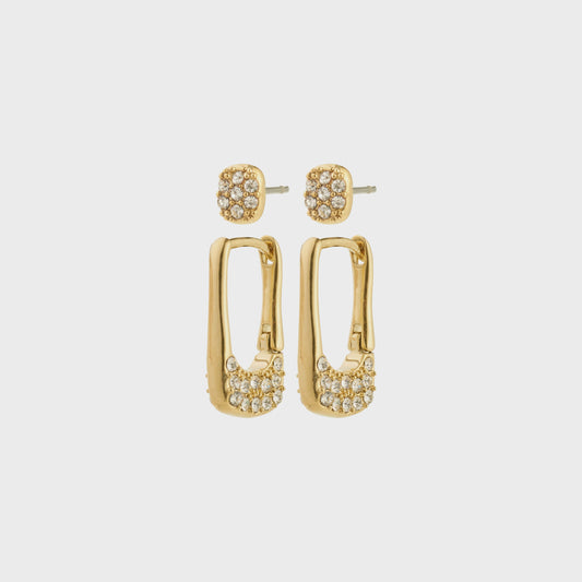 Pilgrim  Instant Recycled Crystal Earrings