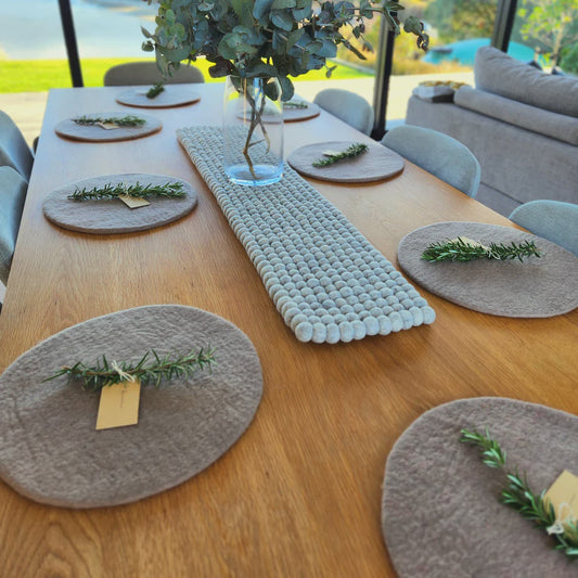 Sheep-ish Felted Placemats