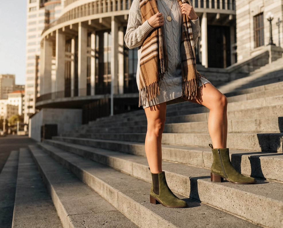 Bresley Dacron Khaki Suede