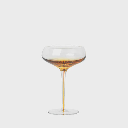 Broste Amber Cocktail Glasses