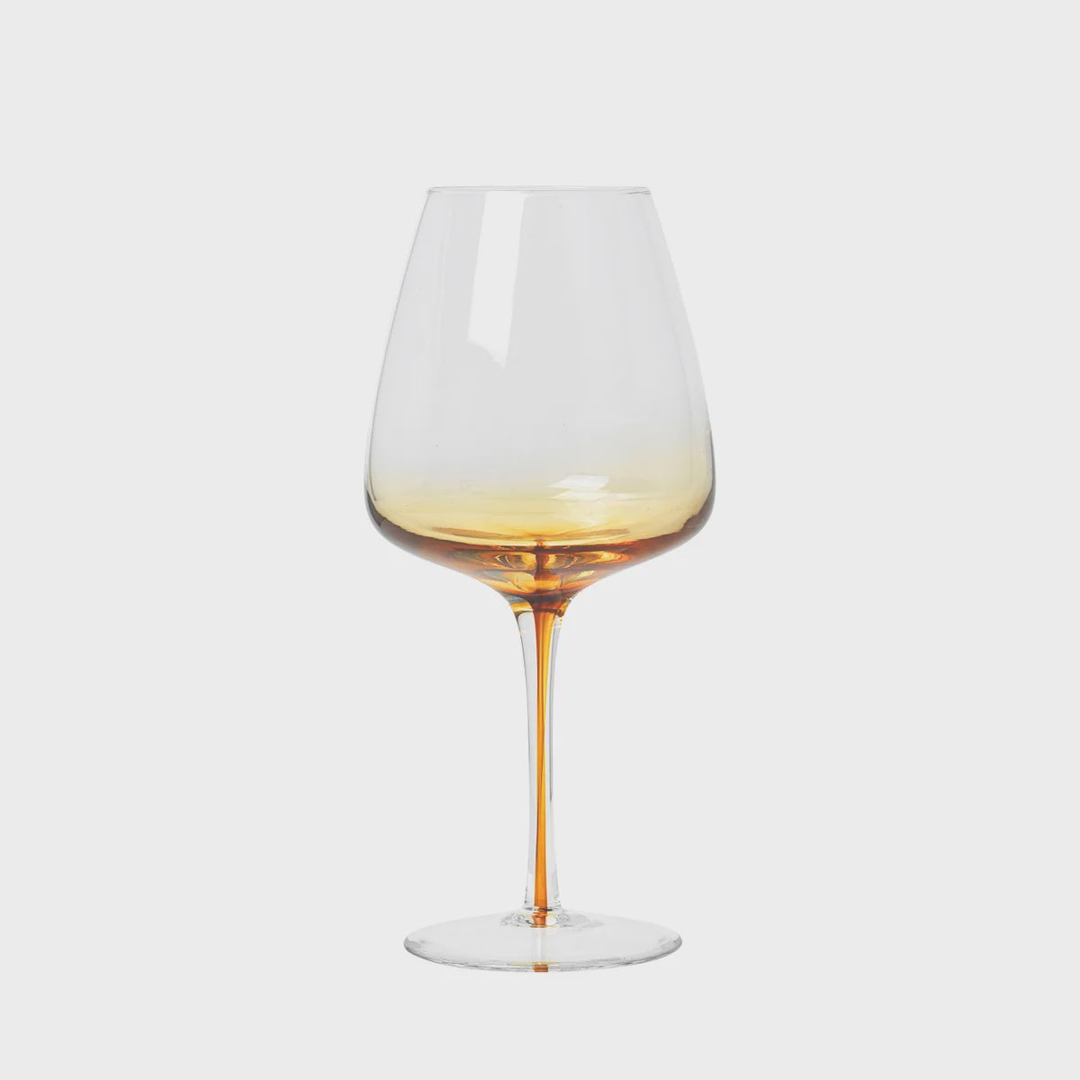 Broste Amber Red Wine Glass