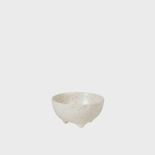 Broste Nordic Vanilla Large Bowl w/Feet