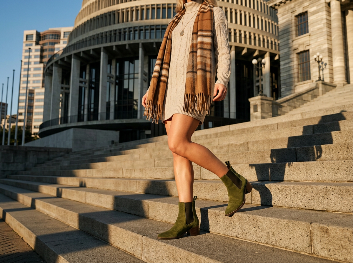 Bresley Dacron Khaki Suede