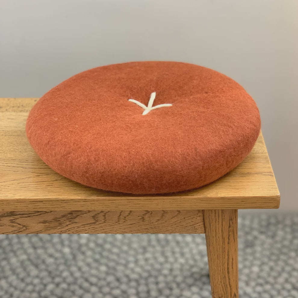 Sheep-ish Button Cushion