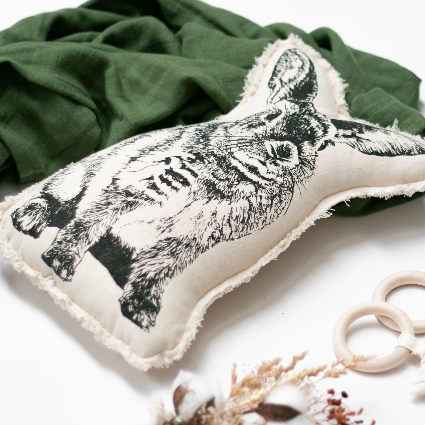 burrow&be. Mr Hopkins Shaped Cushion
