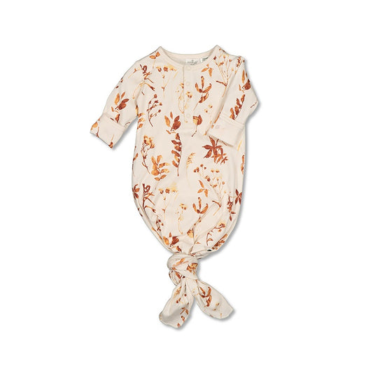 Burrow & Be Sleep Gown - Autumn Leaves & Sprig