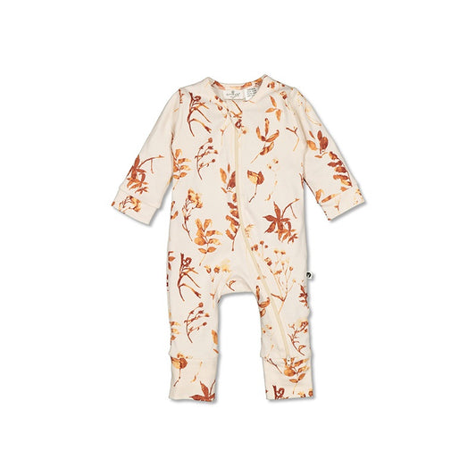 Burrow & Be Zip suit - Autumn Leaves