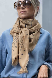 Dark Hampton the Holden Wool Scarf