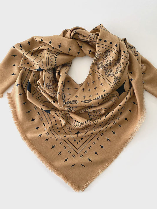 Dark Hampton the Holden Wool Scarf