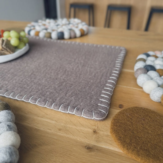 Sheep-ish Blanket Stitch Table Runner