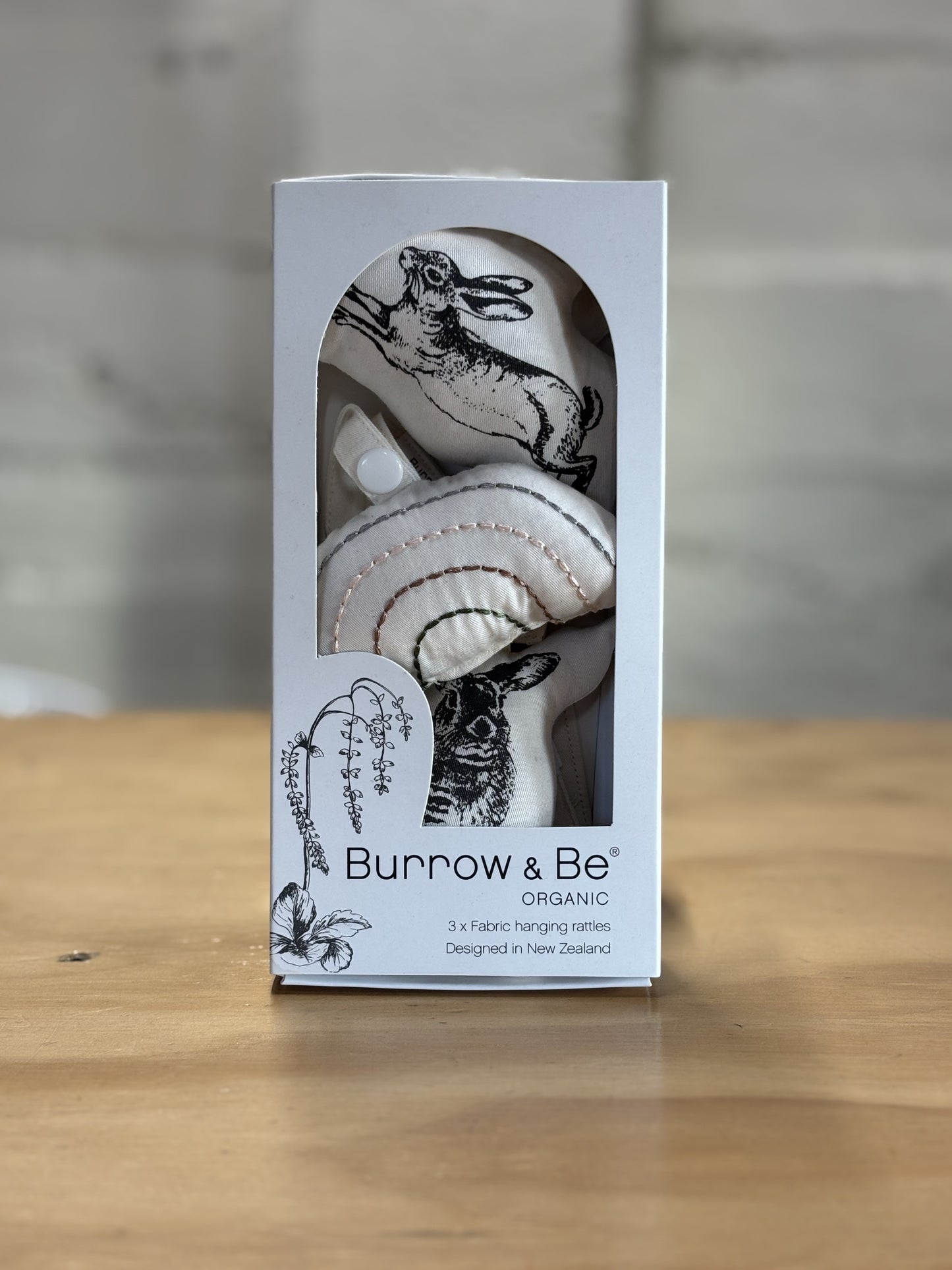 Burrow & Be Fabric Hanging Rattles