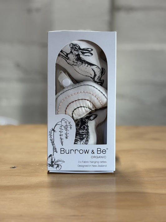 Burrow & Be Fabric Hanging Rattles