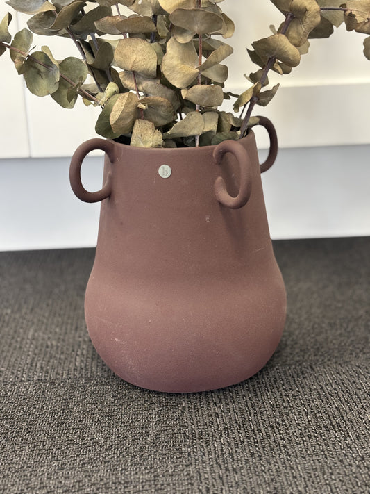 Broste Chocolate Pottery Vase