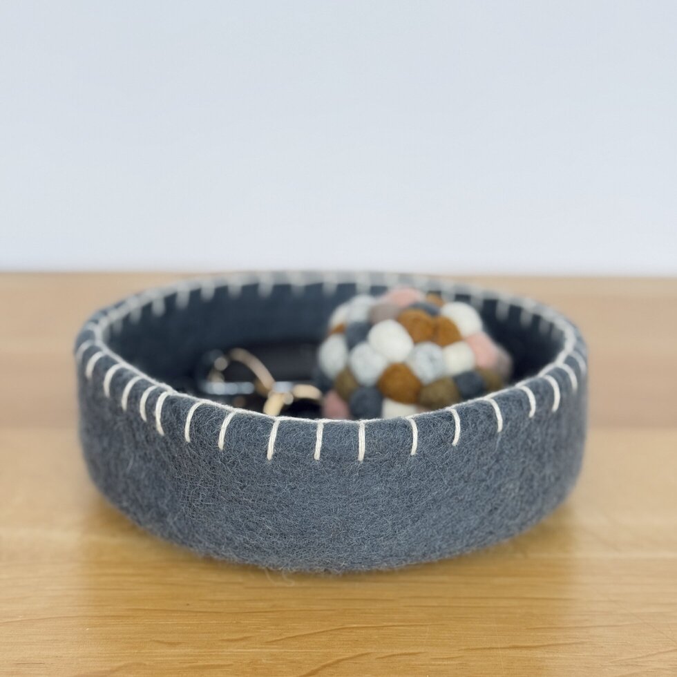Sheep-ish Felted Bowls (100% NZ Wool)
