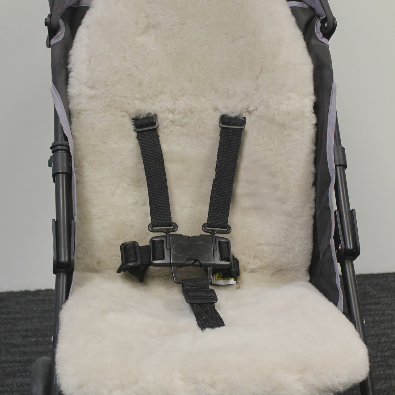 Fibre Baby Stroller Lambskin-Oatmeal