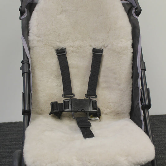 Fibre Baby Stroller Lambskin-Oatmeal