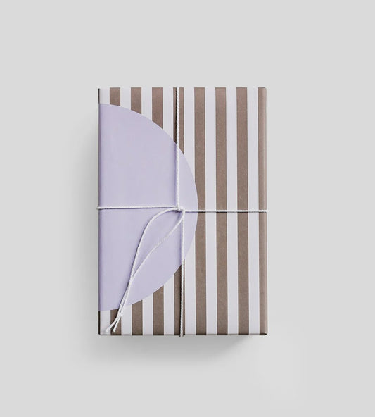 Lettuce Wrapping Paper - Stripes with Circle