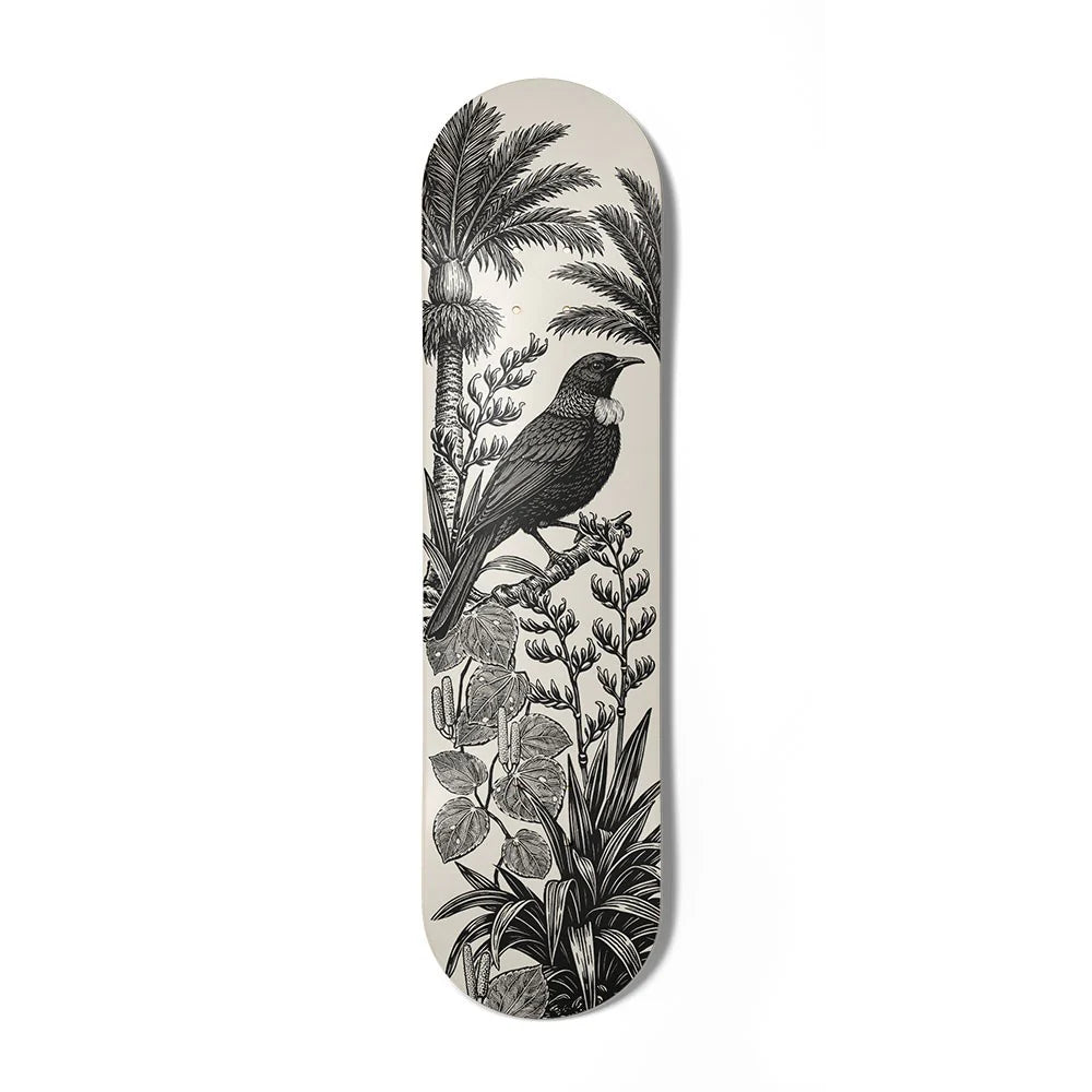 100% NZ Vintage Flowers Skateboard Deck)
