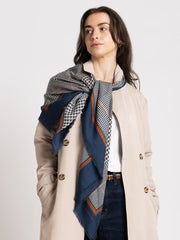 Dark Hampton - The Sutherland Wool Silk Scarf
