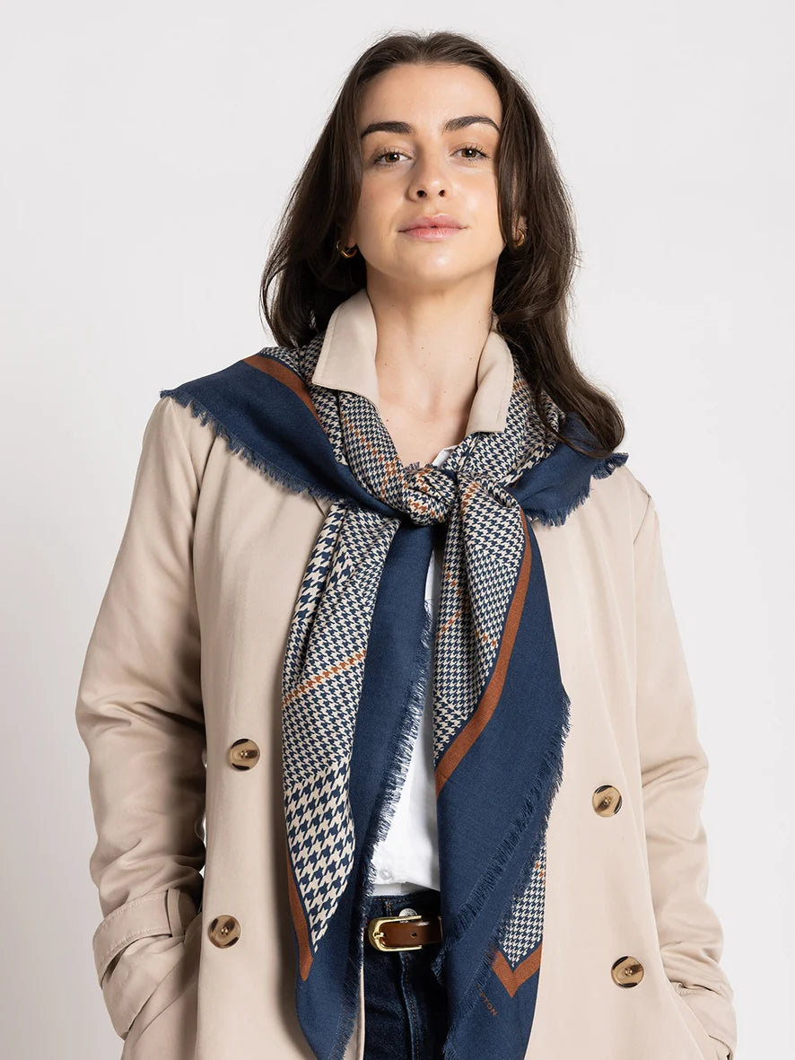 Dark Hampton - The Sutherland Wool Silk Scarf