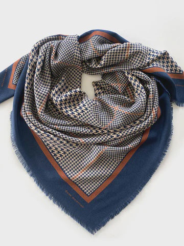 Dark Hampton - The Sutherland Wool Silk Scarf
