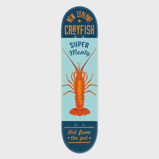 100% NZ Seafood Crayfish Skateboard