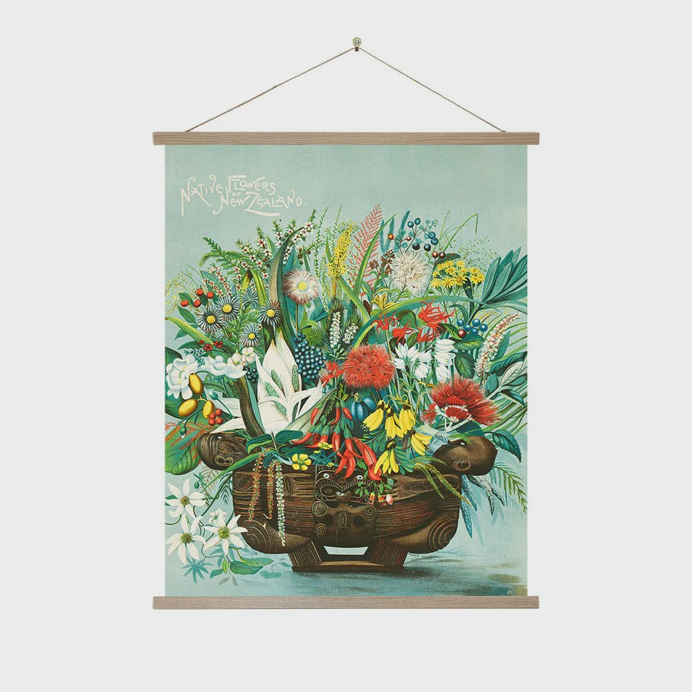 100% NZ Native Flowers Wall Chart