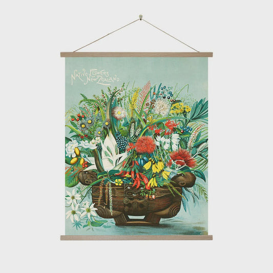 100% NZ Native Flowers Wall Chart