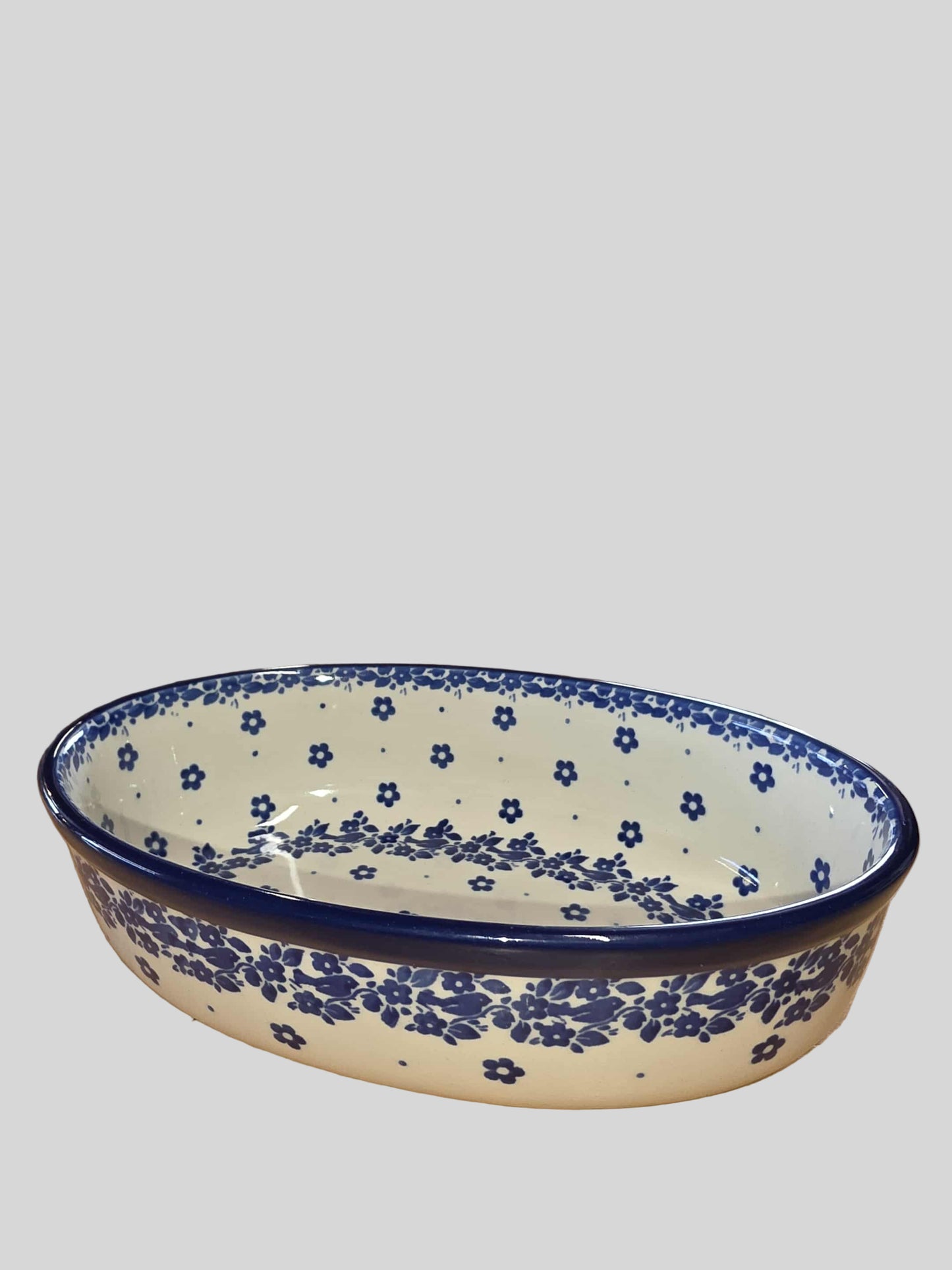 Polish Ceramics Oval Baker