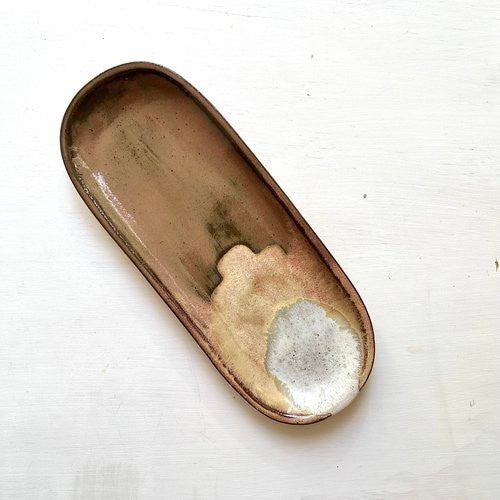 Woodfolk-Ceramic Canoe Platter