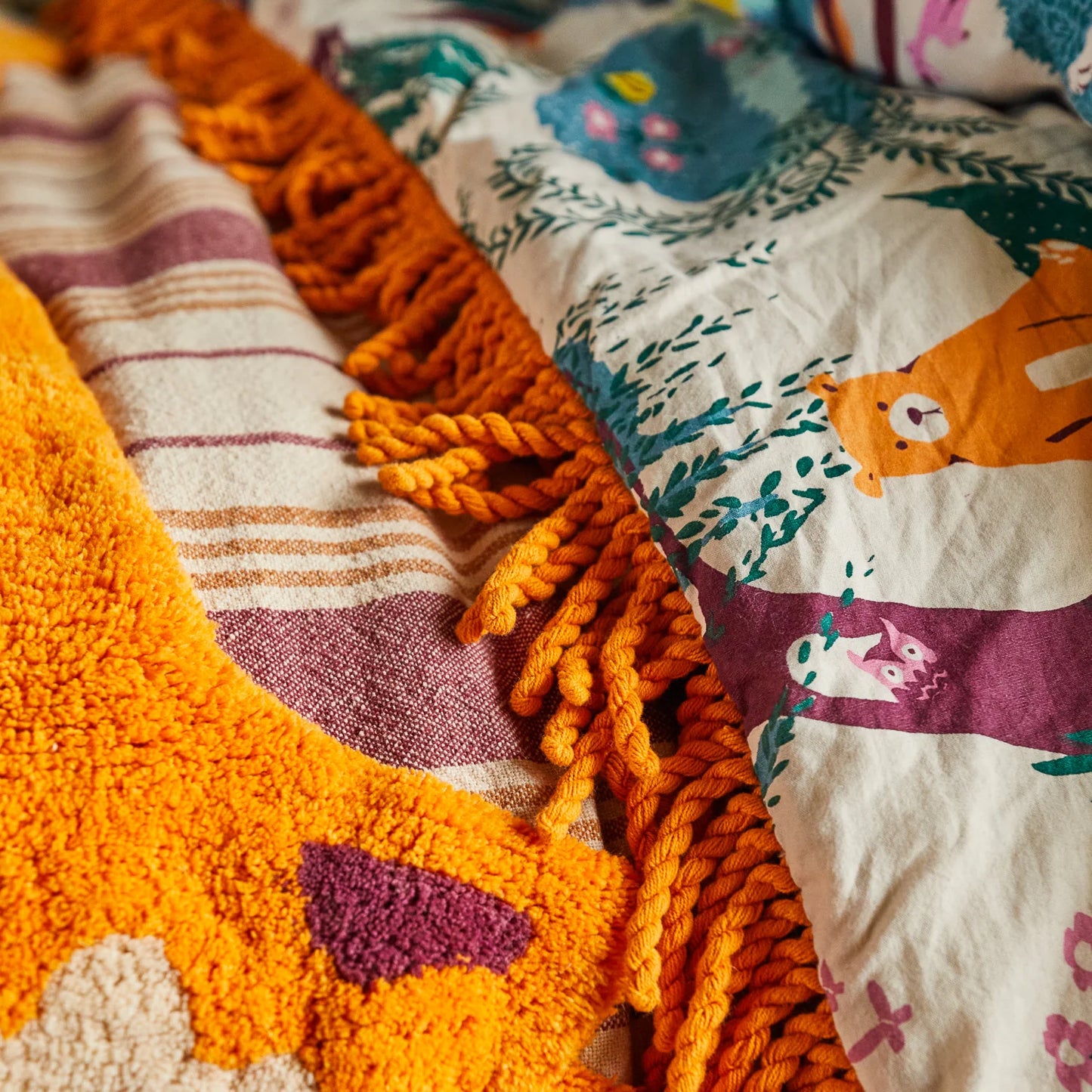 Sage x Clare Jarvis Tufted Bedcover