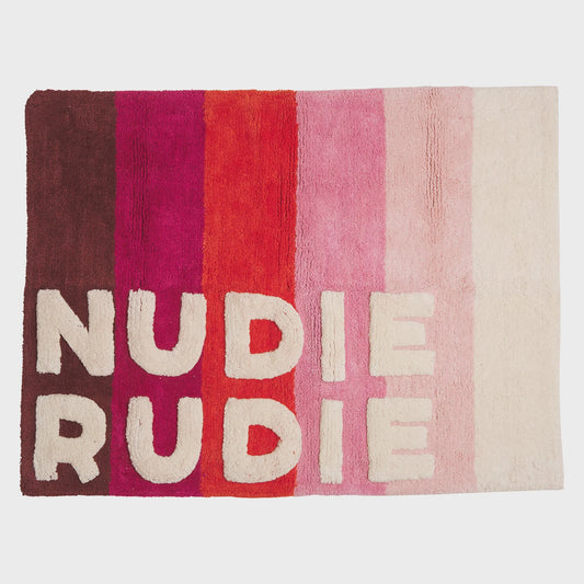 Sage x Clare - Dariel Nudie Bath Mat - Scarlet