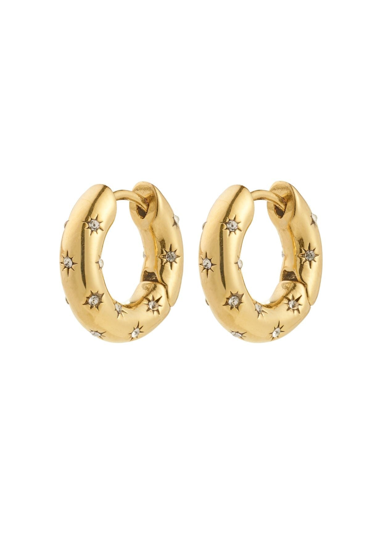Pilgrim Nevaeh Recycled Crystal Earrings - Gold Plated