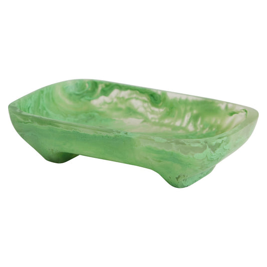 Sage x Clare Daja Soap Dish - Emerald