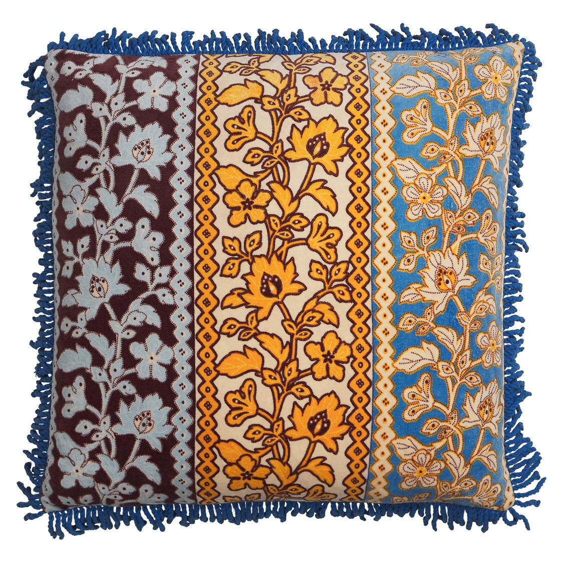Sage x Clare Thea Vlevet Cushion - Azure Feather Insert