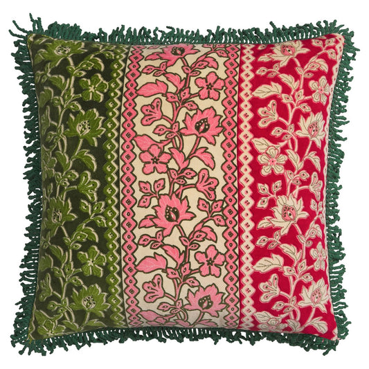 Sage x Clare Thea Velvet Cushion - Kelp Feather Insert